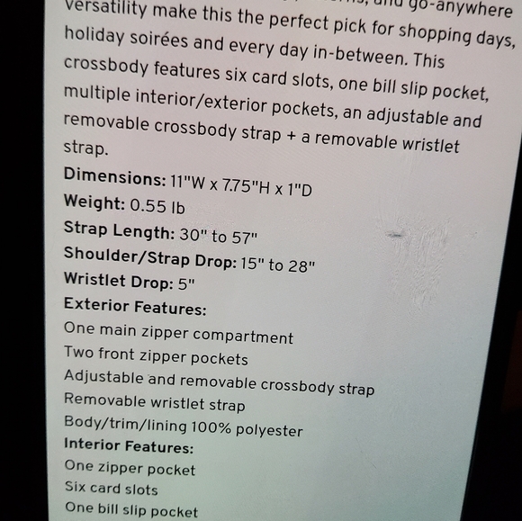 Lug Dazzle Crossbody In Maples Cream - Picture 6 of 6